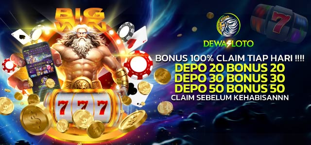 BONUS 100% KLAIM SETIAP HARI