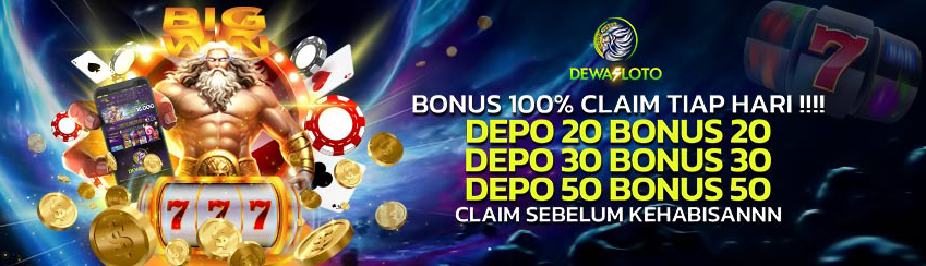 BONUS 100% KLAIM SETIAP HARI
